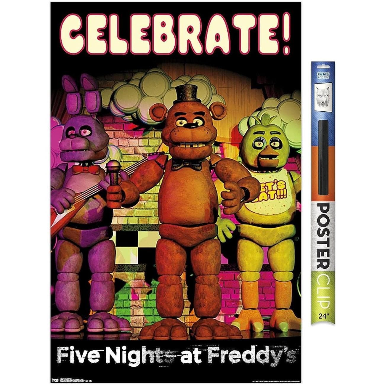 Five Nights at Freddy's Celebrate Wall Poster