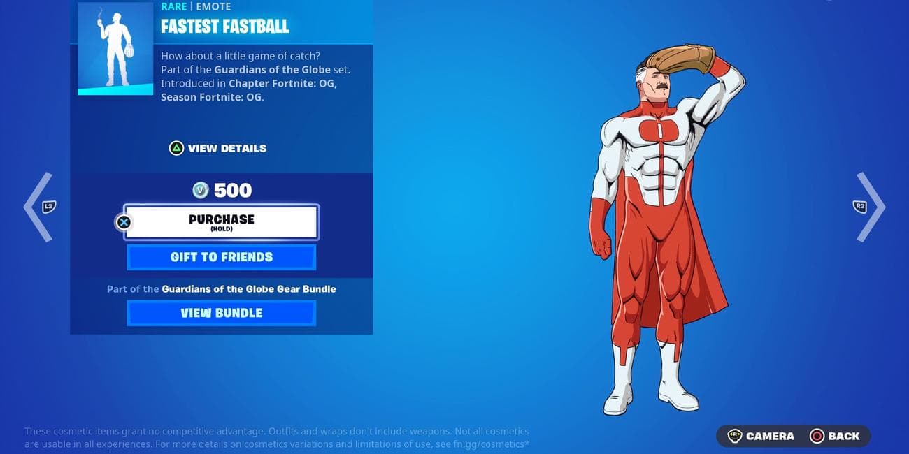 πιο γρήγορο emote fastball