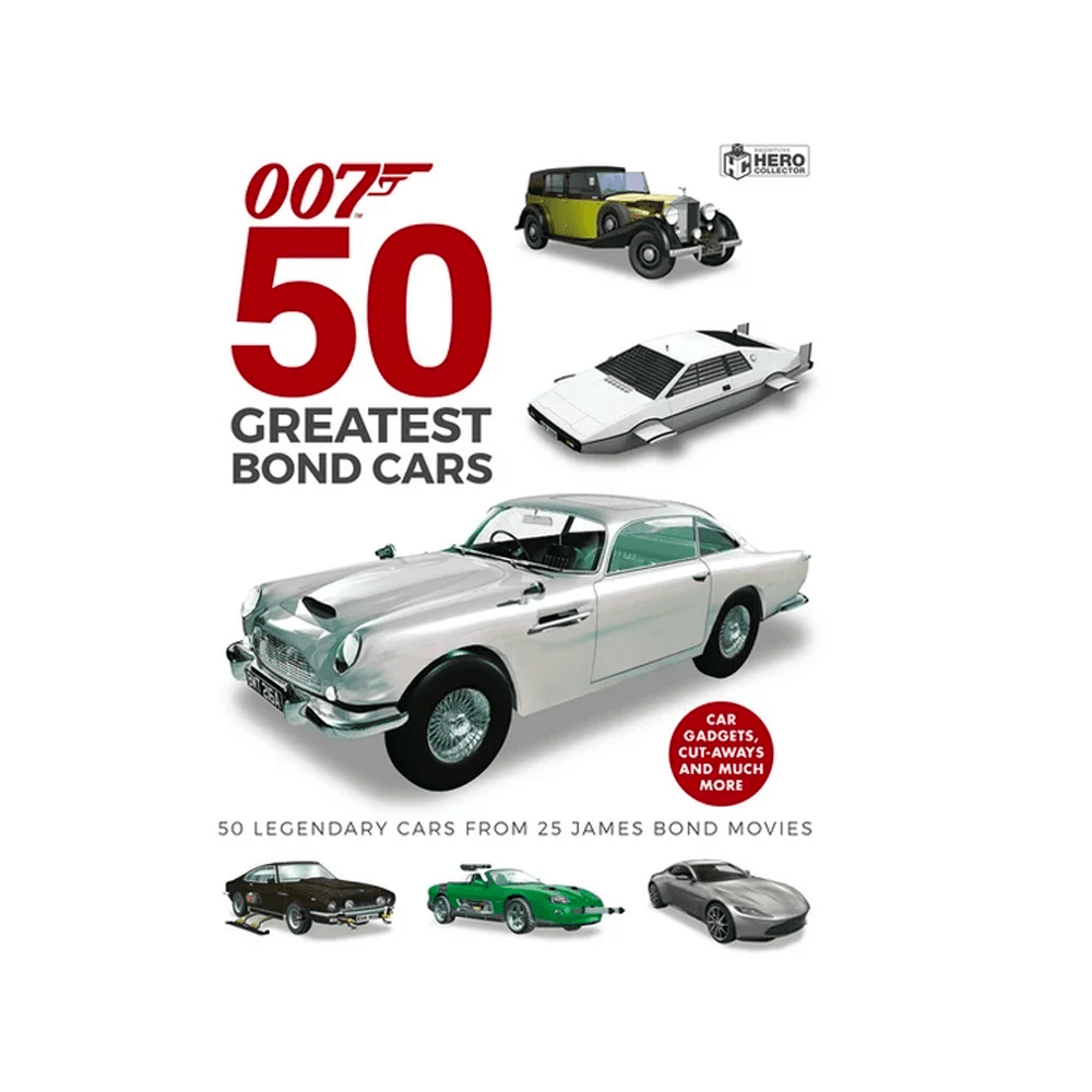 Σκληρό εξώφυλλο James Bond 50 Greatest Bond Cars