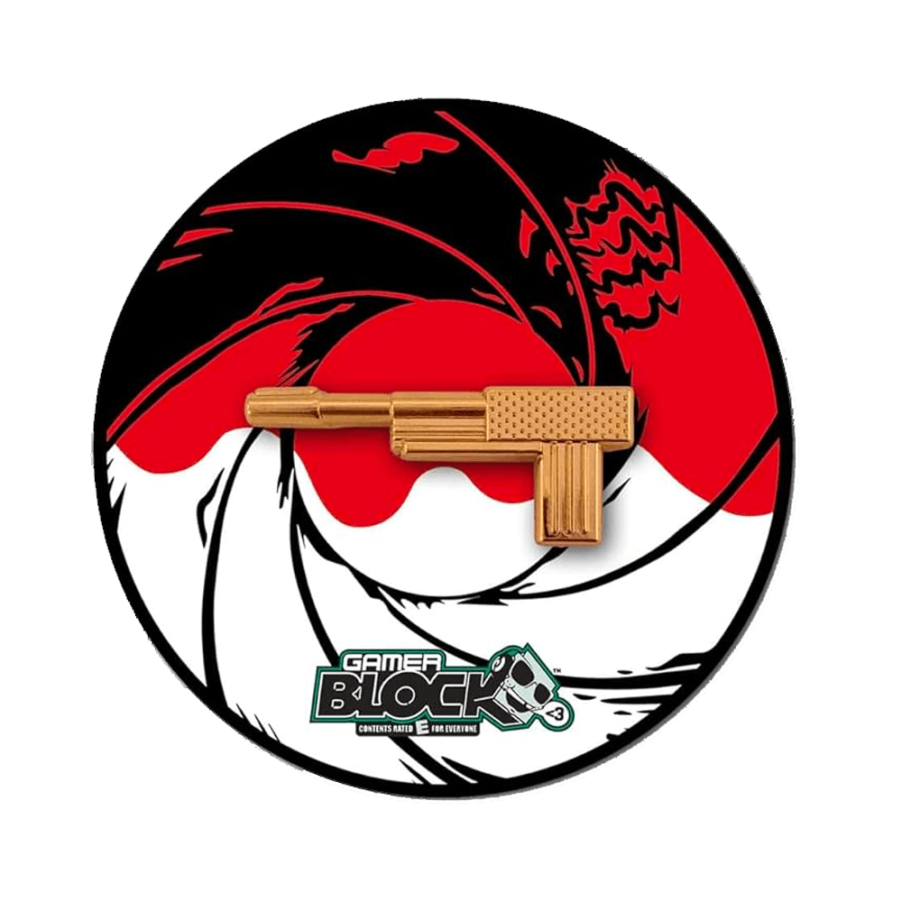 James Bond GoldenEye 007 Golden Gun Pin