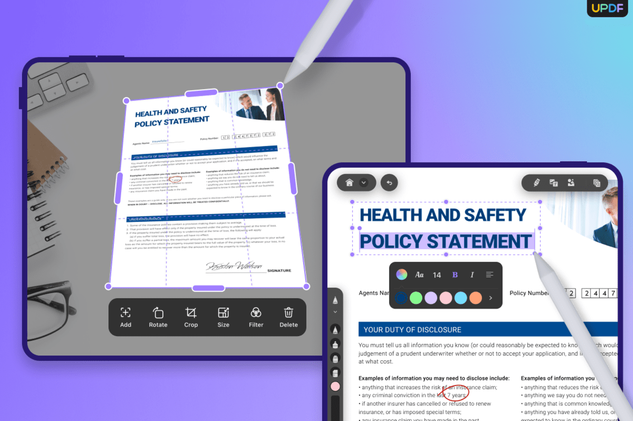 Γραφικό με δυνατότητες OCR του UPDF