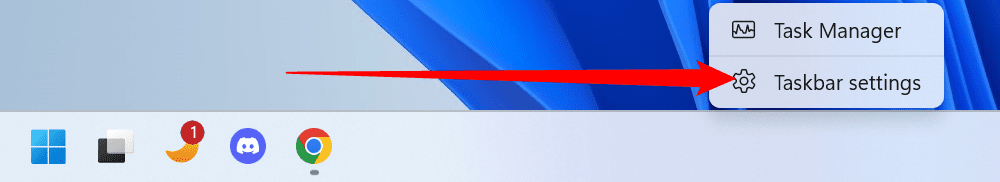 Κάντε δεξί κλικ στη γραμμή εργασιών και, στη συνέχεια, επιλέξτε 