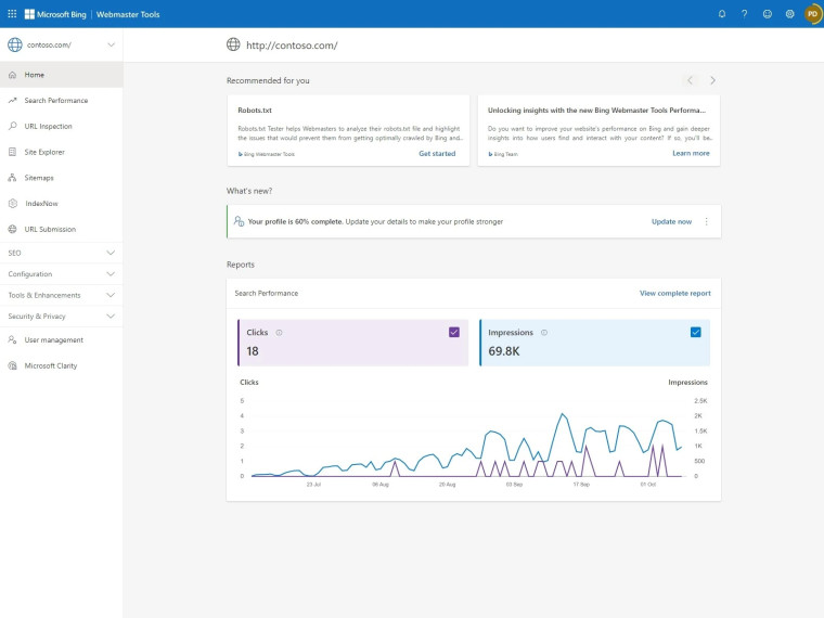 Η Microsoft λανσάρει την εφαρμογή Bing Webmaster Tools για συσκευές Android
