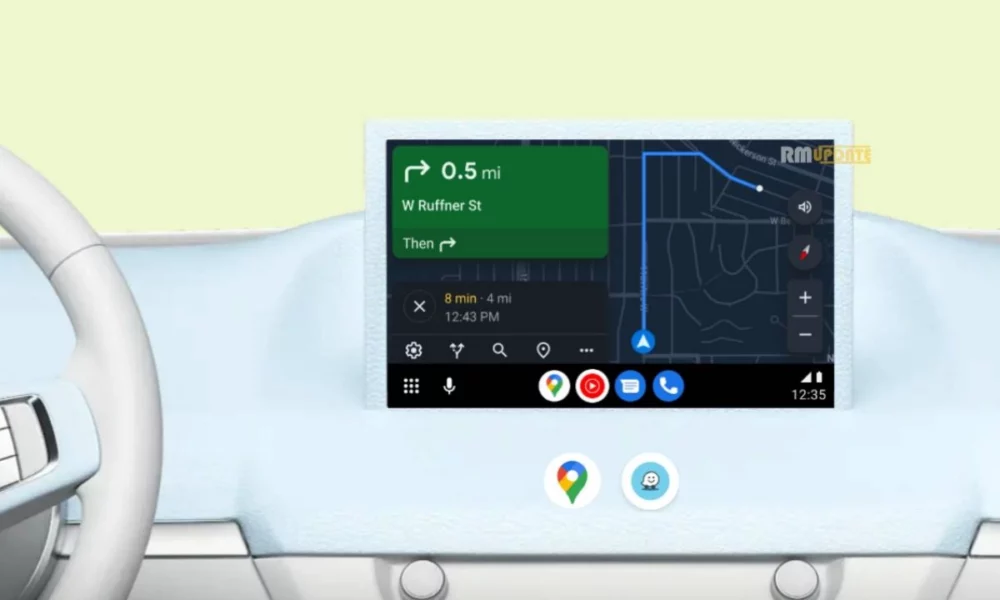 Χάρτης Google Android Auto