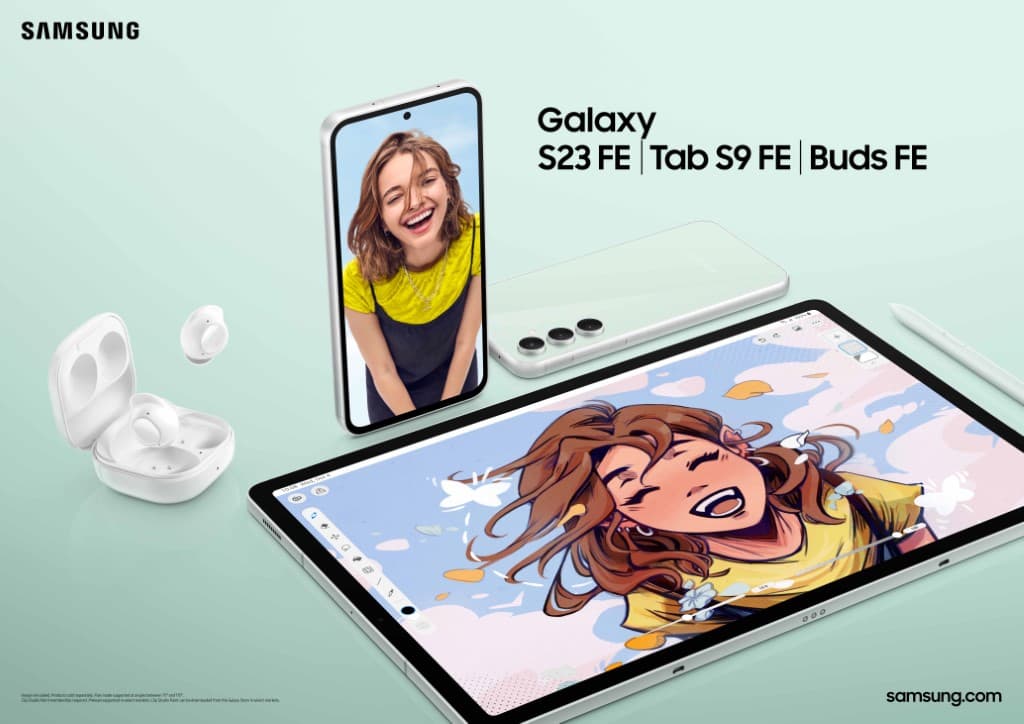 Ήρθαν τα νέα Samsung Galaxy S23 FE, Tab S9 FE και Buds FE - Digitaltvinfo.gr, Ήρθαν τα νέα Samsung Galaxy S23 FE, Tab S9 FE και Buds FE –, TechWar.gr