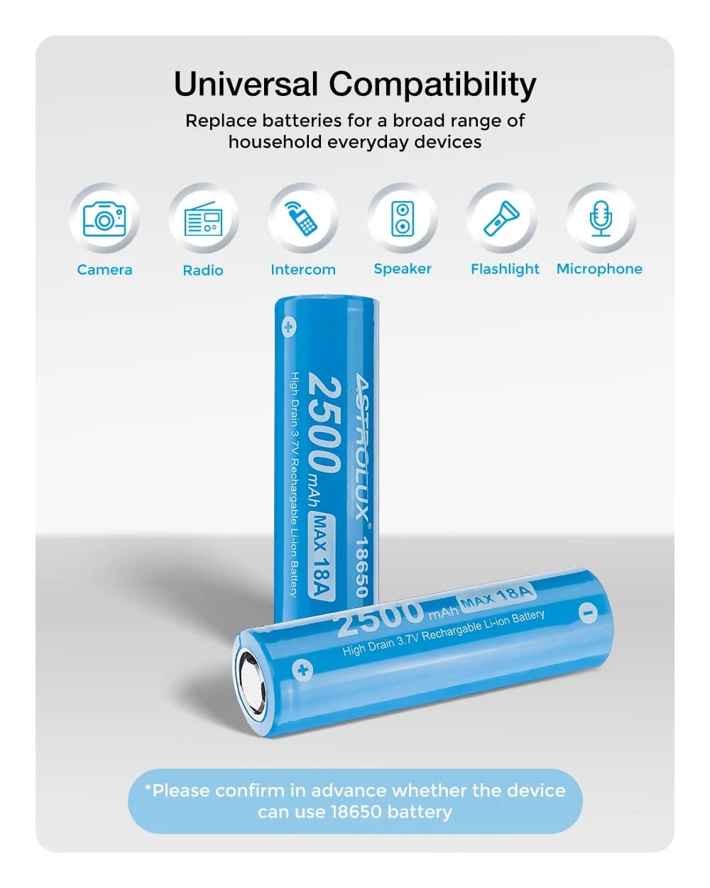 Astrolux E1825: Τετράδα επαναφορτιζόμενων (3.7V 2400mah) 18650 μπαταριών με 28.8€., Astrolux E1825: Τετράδα επαναφορτιζόμενων (3.7V 2400mah) 18650 μπαταριών με 28.8€., TechWar.gr