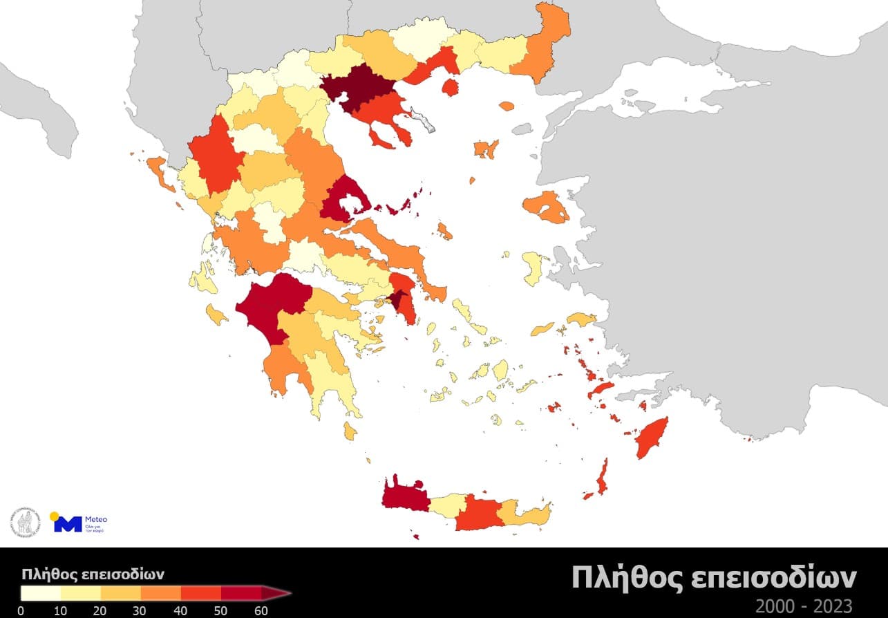 Οι επιπτώσεις των ακραίων καιρικών φαινομένων στην Ελλάδα την περίοδο 2000 – 2023, Οι επιπτώσεις των ακραίων καιρικών φαινομένων στην Ελλάδα την περίοδο 2000 – 2023, TechWar.GR