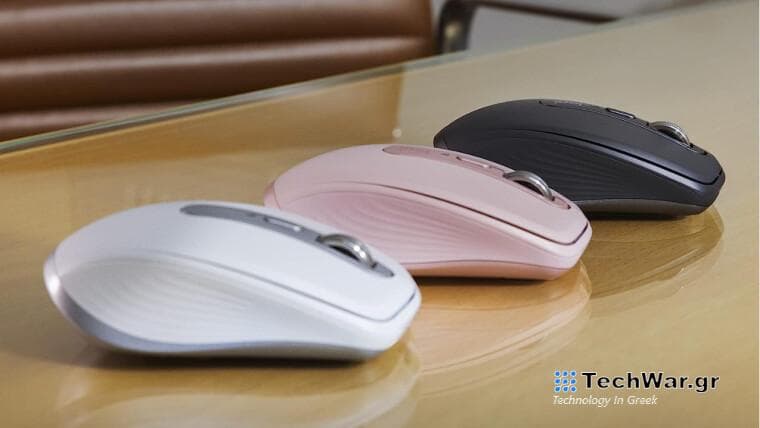 The Logitech MX Anywhere 3S mouse