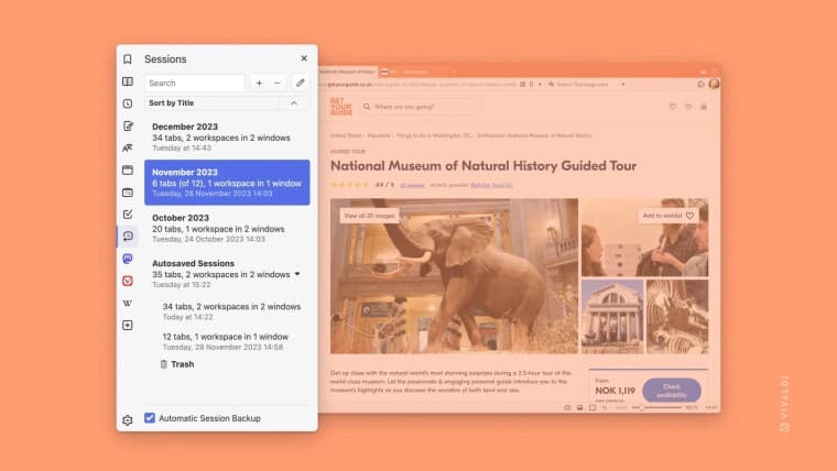 Το Vivaldi 6.5 κυκλοφόρησε με νέο πίνακα περιόδων σύνδεσης, πλήρη συγχρονισμό ιστορικού, κανόνες χώρων εργασίας, Το Vivaldi 6.5 κυκλοφόρησε με νέο πίνακα περιόδων σύνδεσης, πλήρη συγχρονισμό ιστορικού, κανόνες χώρων εργασίας, TechWar.gr