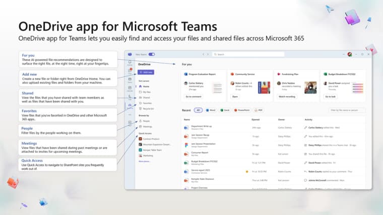 Η Microsoft θα κυκλοφορήσει τη νέα εφαρμογή OneDrive για τη νέα εφαρμογή Teams αργότερα αυτόν τον μήνα, Η Microsoft θα κυκλοφορήσει τη νέα εφαρμογή OneDrive για τη νέα εφαρμογή Teams αργότερα αυτόν τον μήνα, TechWar.gr