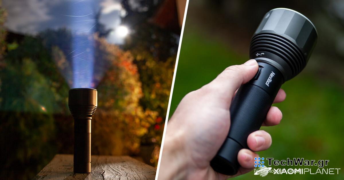 Ο φακός Xiaomi Nextool XPH50.2 έχει λάμψη 380 μέτρων [KUPÓNY]
