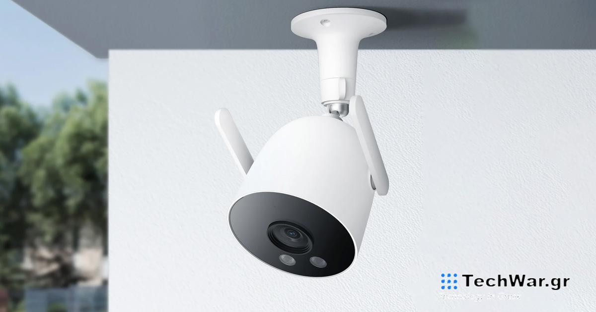  Τιμή ρεκόρ μόνο 36€!  IMILAB EC3 Lite: Τελευταία κάμερα ασφαλείας 2K με διπλό φως LED, έγχρωμη νυχτερινή λειτουργία
