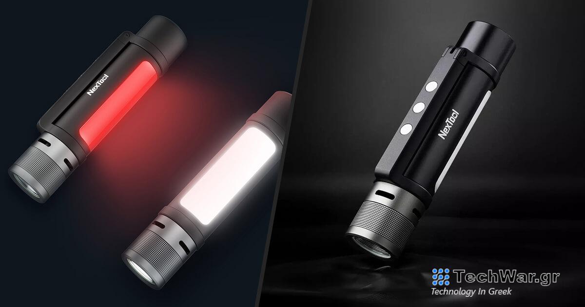 Φακός NexTool 6 σε 1 με κουπόνι ήδη στην αποθήκη CZ
