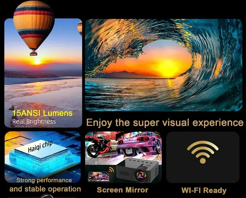 YT100 - Ένας μίνι WiFi προτζέκτορας (μικρότερος από το κινητό σου) με μόλις 25,2€!!, YT100 – Ένας μίνι WiFi προτζέκτορας (μικρότερος από το κινητό σου) με μόλις 25,2€!!, TechWar.gr