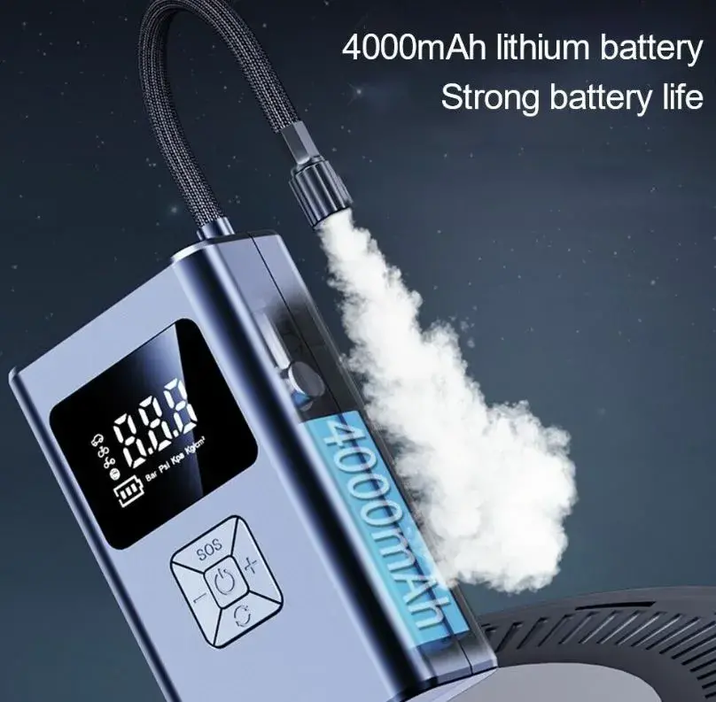 TUERBB T-AP66: Ασύρματη φορητή τρόμπα 120W με 4000mAh και έως 150psi στα 21.8€!, TUERBB T-AP66: Ασύρματη φορητή τρόμπα 120W με 4000mAh και έως 150psi στα 21.8€!, TechWar.GR