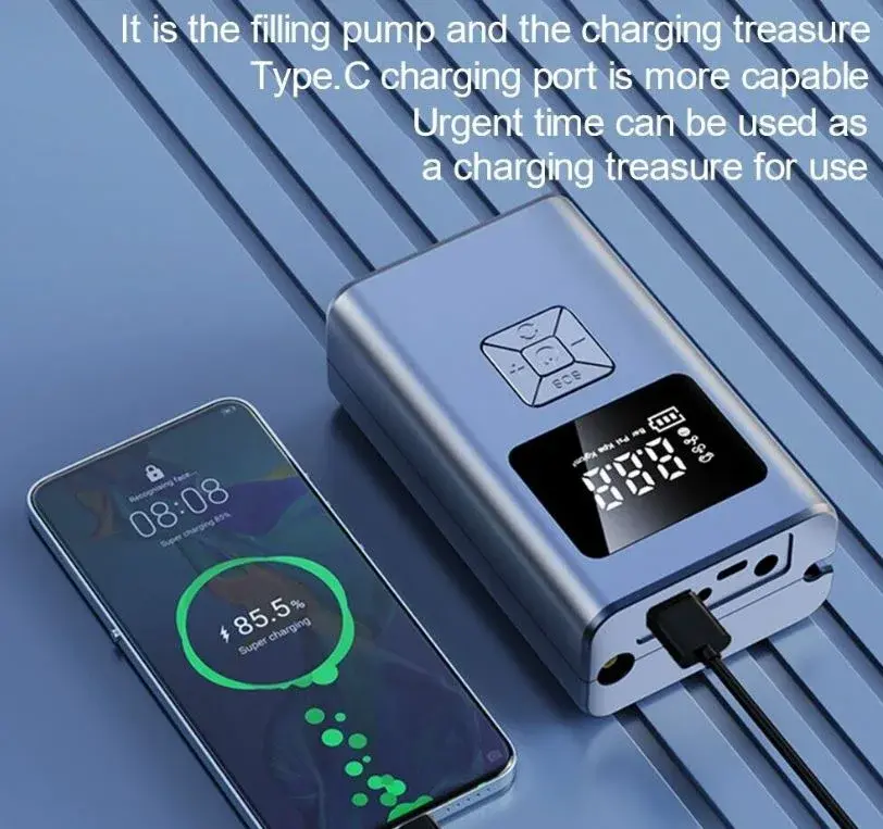 TUERBB T-AP66: Ασύρματη φορητή τρόμπα 120W με 4000mAh και έως 150psi στα 21.8€!, TUERBB T-AP66: Ασύρματη φορητή τρόμπα 120W με 4000mAh και έως 150psi στα 21.8€!, TechWar.GR