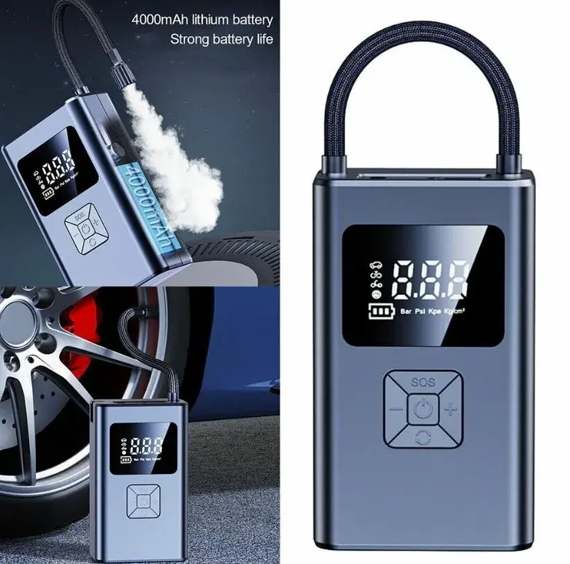 TUERBB T-AP66: Ασύρματη φορητή τρόμπα 120W με 4000mAh και έως 150psi στα 21.8€!, TUERBB T-AP66: Ασύρματη φορητή τρόμπα 120W με 4000mAh και έως 150psi στα 21.8€!, TechWar.GR