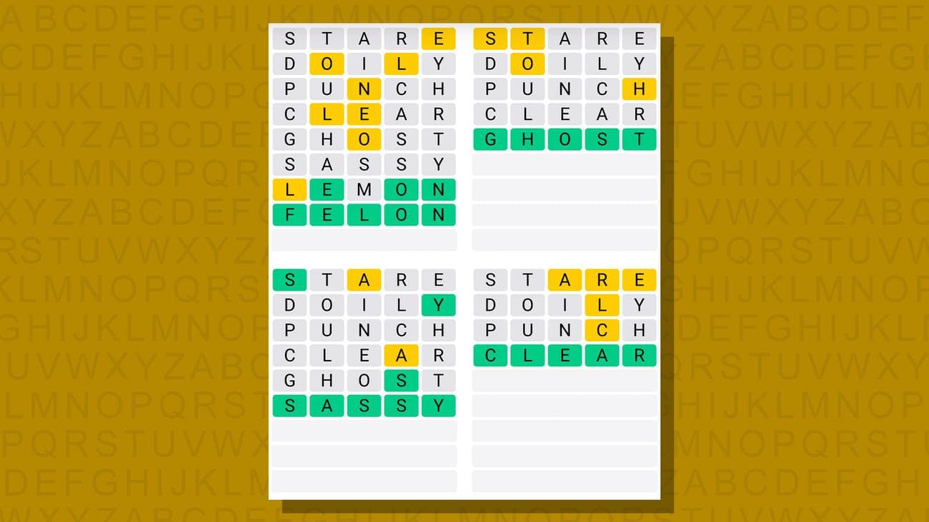 Quordle today - υποδείξεις και απαντήσεις για την Παρασκευή 15 Δεκεμβρίου (παιχνίδι #690), Quordle today – υποδείξεις και απαντήσεις για την Παρασκευή 15 Δεκεμβρίου (παιχνίδι #690), TechWar.gr