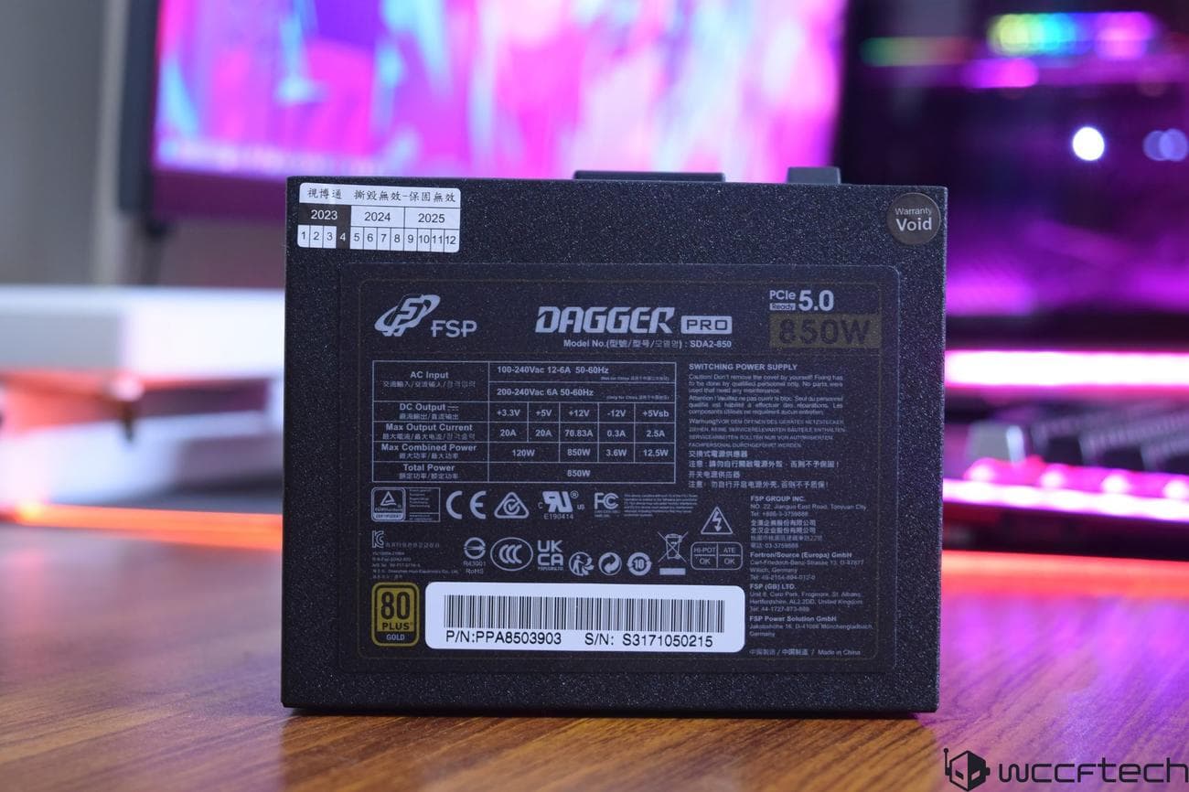 Αποτυπώματα Τροφοδοτικό FSP DAGGER PRO ATX 3.0 850W, Αποτυπώματα Τροφοδοτικό FSP DAGGER PRO ATX 3.0 850W, TechWar.gr