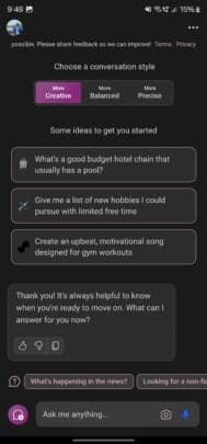 Η εφαρμογή chatbot Microsoft Copilot AI τύπου ChatGPT κυκλοφόρησε για συσκευές Android, Η εφαρμογή chatbot Microsoft Copilot AI τύπου ChatGPT κυκλοφόρησε για συσκευές Android, TechWar.GR