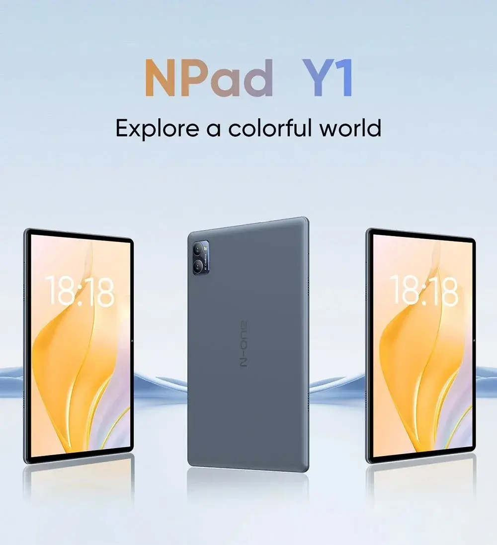 N-one Npad Y1 : 10" entry level tablet, με 4GB RAM , Android 13 και δωράκι θήκη/Tempered στα 85.5€!
