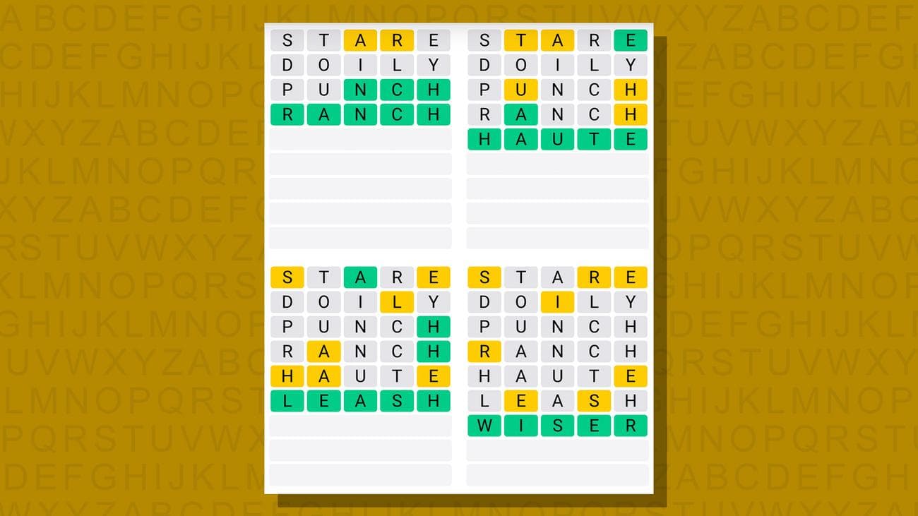 Quordle σήμερα - υποδείξεις και απαντήσεις για τη Δευτέρα 25 Δεκεμβρίου (παιχνίδι #700), Quordle σήμερα – υποδείξεις και απαντήσεις για τη Δευτέρα 25 Δεκεμβρίου (παιχνίδι #700), TechWar.GR