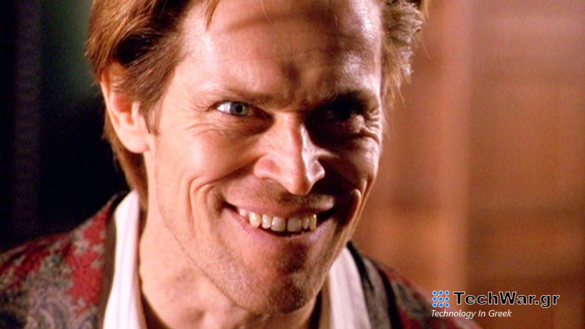 O Willem Dafoe λέει πότε κατάλαβε ότι είχε ένα "ιδιαίτερο πρόσωπο"