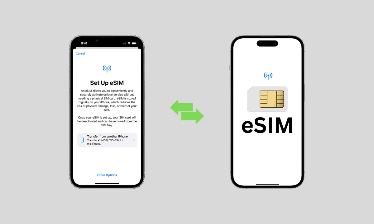 Πώς να μεταφέρω την eSIM από το παλιό στο νέο iPhone;

