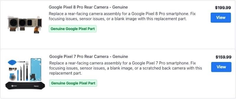 Τα ανταλλακτικά επισκευής Google Pixel 8 και 8 Pro θα σας κοστίσουν περισσότερο από τους προκατόχους του, Τα ανταλλακτικά επισκευής Google Pixel 8 και 8 Pro θα σας κοστίσουν περισσότερο από τους προκατόχους του, TechWar.GR