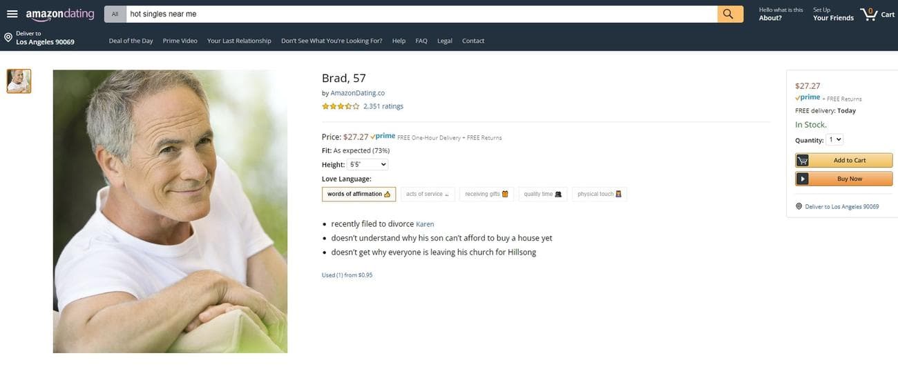 Αυτή η εφαρμογή γνωριμιών Amazon σάς επιτρέπει να παραγγείλετε "ανθρώπινα" στο Διαδίκτυο, Αυτή η εφαρμογή γνωριμιών Amazon σάς επιτρέπει να παραγγείλετε “ανθρώπινα” στο Διαδίκτυο, TechWar.GR