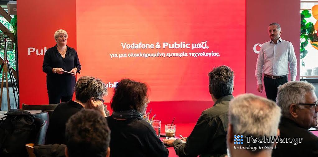 Vodafone Ελλάδας και Public μαζί. Νέα στρατηγική συνεργασία για μία ολοκληρωμένη εμπειρία τεχνολογίας