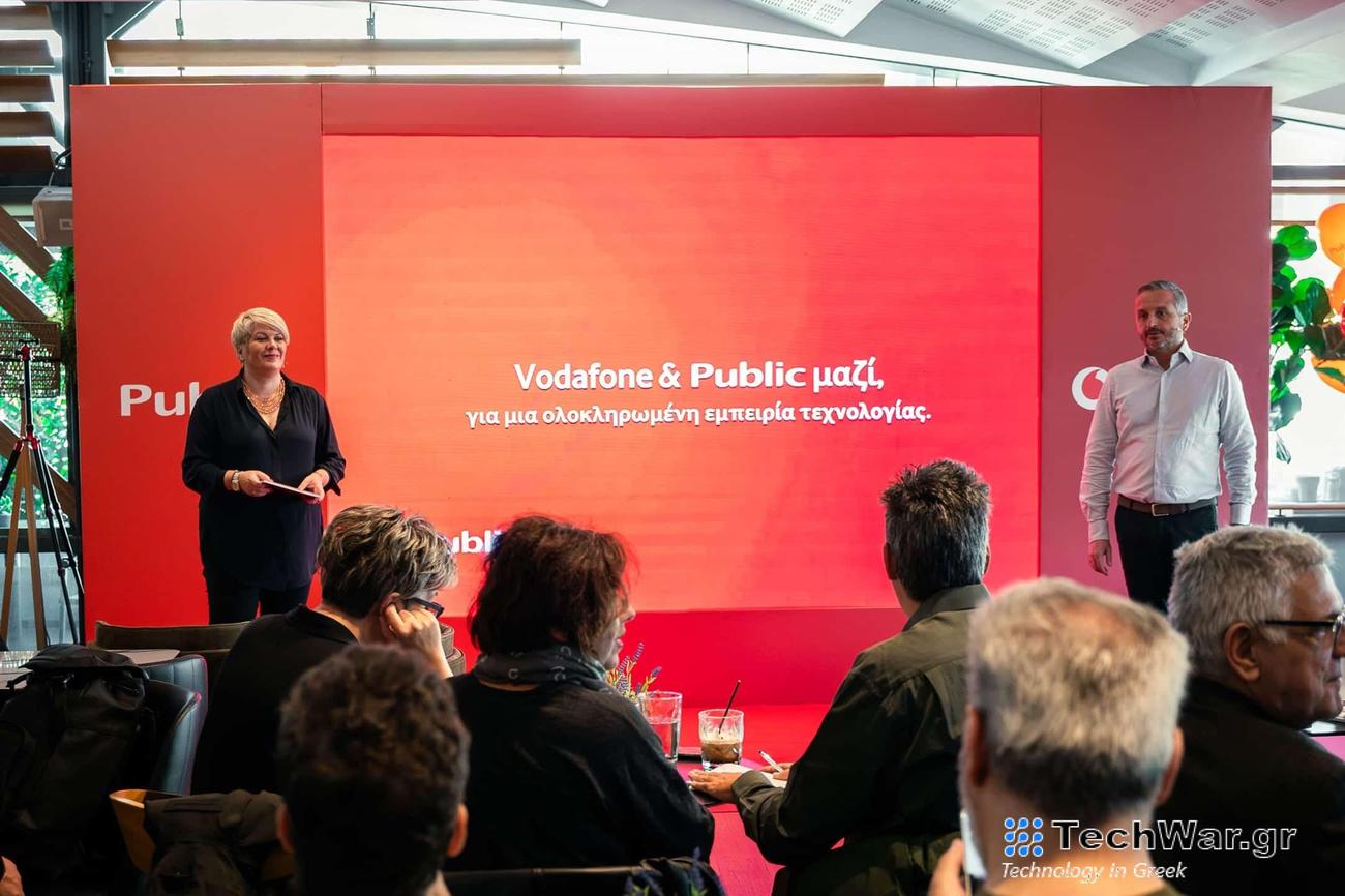 Vodafone Ελλάδας και Public μαζί: Νέα στρατηγική συνεργασία με shop-in-shop