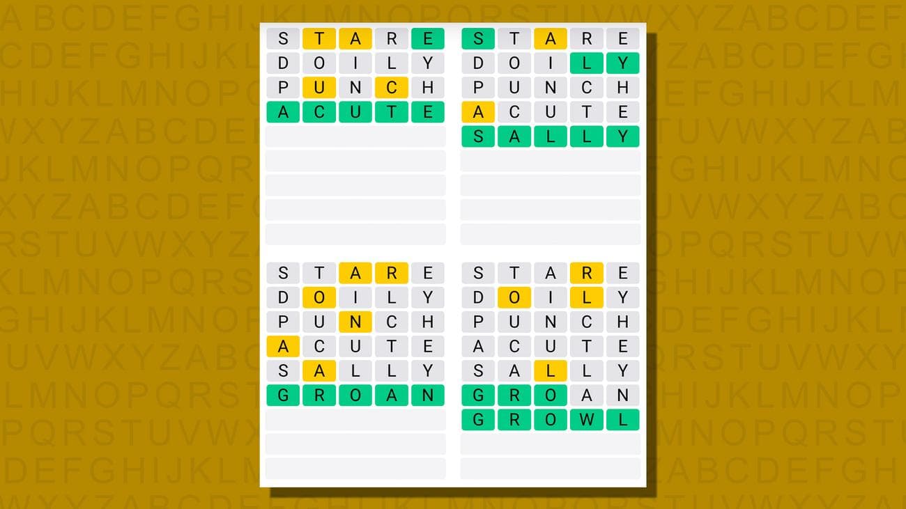 Quordle σήμερα - υποδείξεις και απαντήσεις για το Σάββατο 30 Δεκεμβρίου (παιχνίδι #705), Quordle σήμερα – υποδείξεις και απαντήσεις για το Σάββατο 30 Δεκεμβρίου (παιχνίδι #705), TechWar.GR