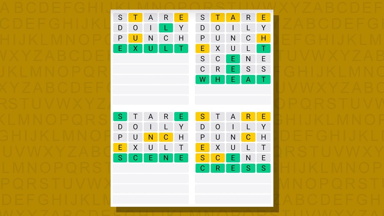 Quordle σήμερα - υποδείξεις και απαντήσεις για το Σάββατο 23 Δεκεμβρίου (παιχνίδι #698), Quordle σήμερα – υποδείξεις και απαντήσεις για το Σάββατο 23 Δεκεμβρίου (παιχνίδι #698), TechWar.gr