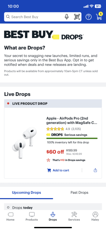 Προσφορά AirPods Pro: Εξοικονομήστε 59 $ στο μοντέλο USB-C μέσω του Best Buy Drops, Προσφορά AirPods Pro: Εξοικονομήστε 59 $ στο μοντέλο USB-C μέσω του Best Buy Drops, TechWar.gr