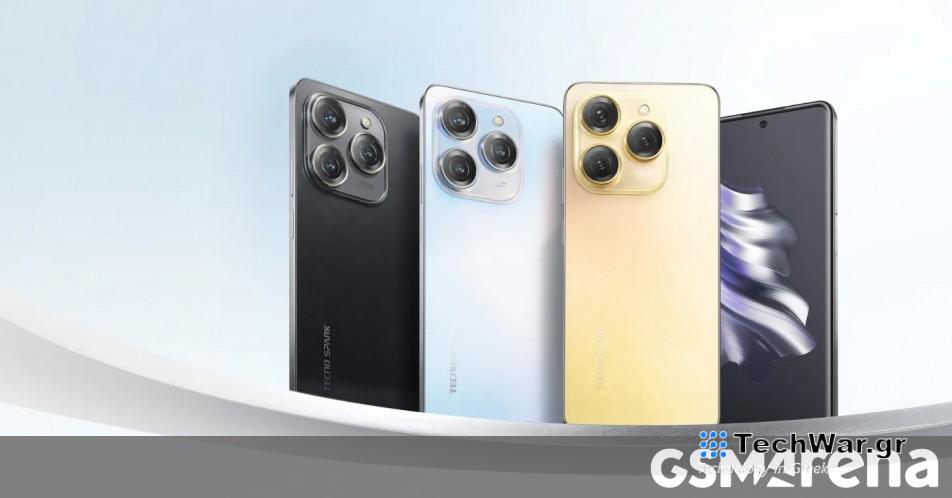Ανακοινώθηκε το Tecno Spark 20 Pro με Helio G99 και κάμερα 108MP