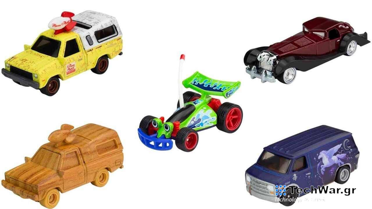 Αυτό το σετ δώρου Hot Wheels με έκπτωση περιλαμβάνει αυτοκίνητα από τις ταινίες Pixar και Disney