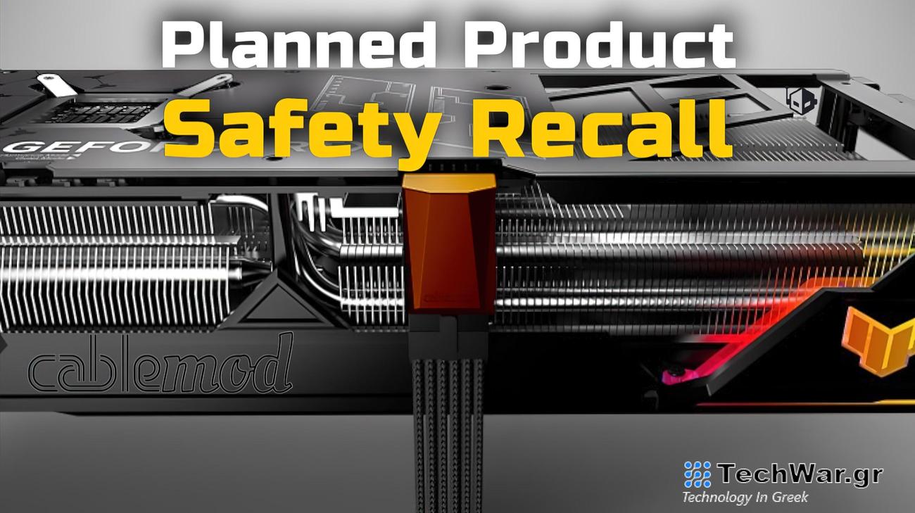 Ζητήματα CableMod Ανάκληση για όλες τις γωνιακές συνδέσεις 12VHPWR, συμπεριλαμβανομένων των αναθεωρημένων, για την αποφυγή βλάβης της GPU
