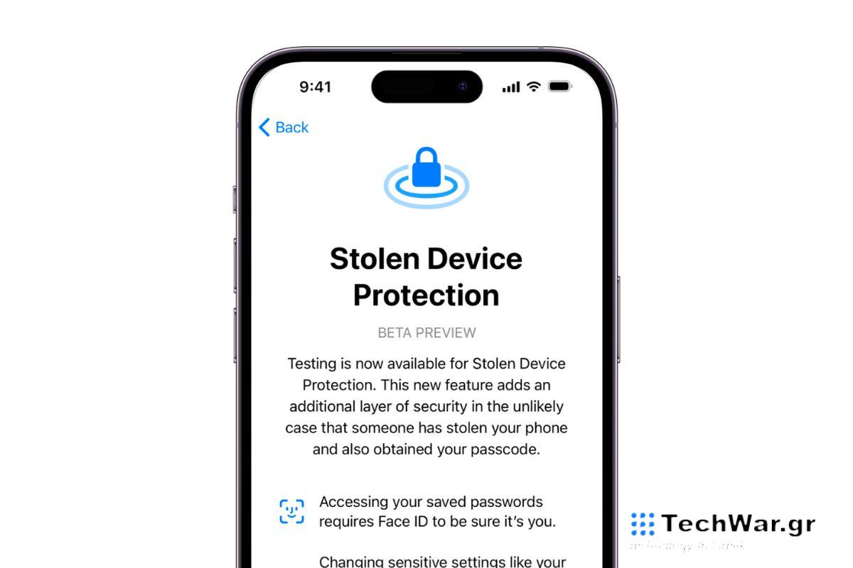 Η Apple θα κυκλοφορήσει τη νέα λειτουργία Προστασίας κλεμμένων συσκευών με το iOS 17.3
