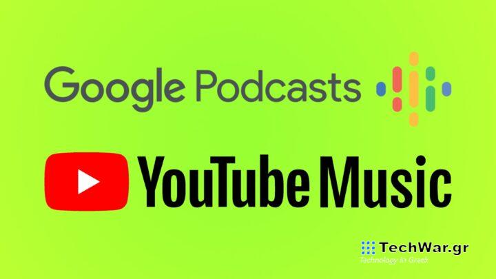 Google Podcasts And YouTube Music