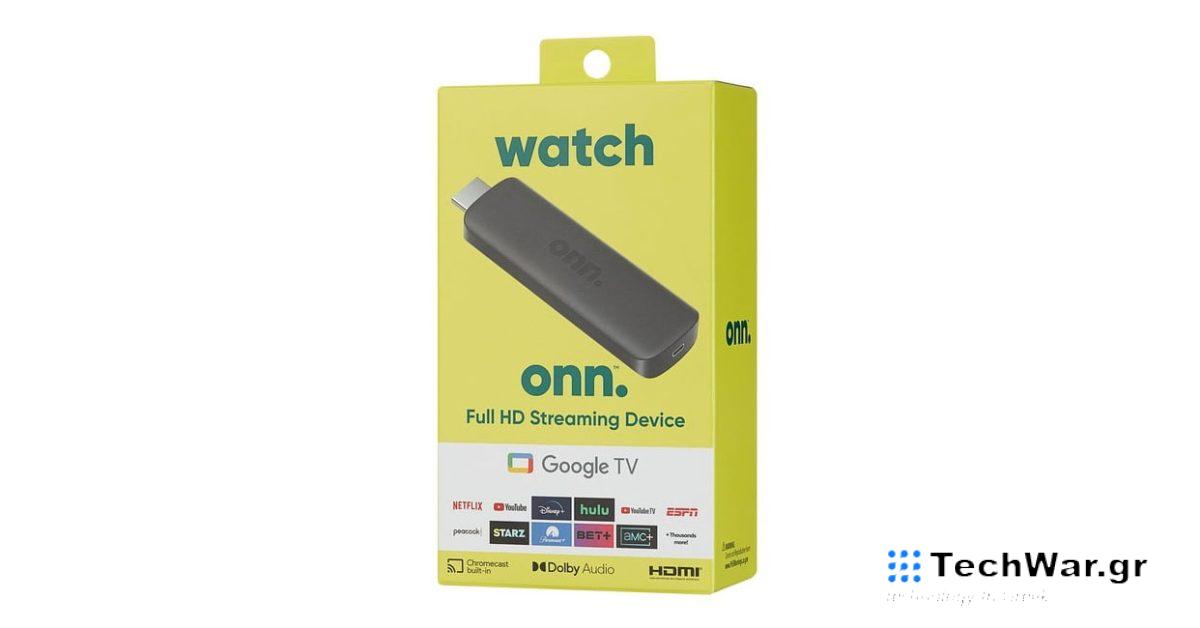 Η Walmart αυξάνει την τιμή του φθηνότερου στικ ροής Google TV
