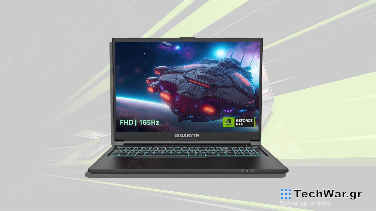 GIGABYTE G6 KF gaming laptop with an RTX 4060