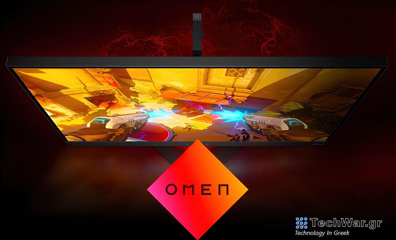 Η επόμενης γενιάς Omen Transcend 32 OLED Gaming Monitor της HP απεικονίζεται, με 4K 240Hz & DisplayPort 2.1
