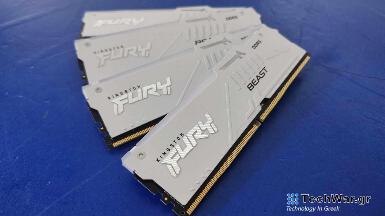 Κριτική RAM Kingston FURY Beast RGB White DDR5