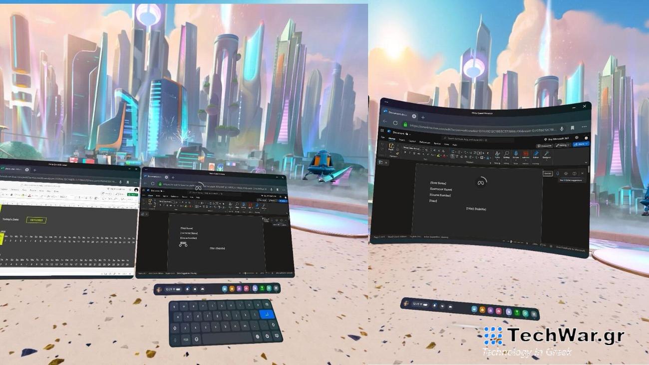 Μπορείτε τελικά να επεξεργαστείτε υπολογιστικά φύλλα ενώ παίζετε στο Meta Quest 3