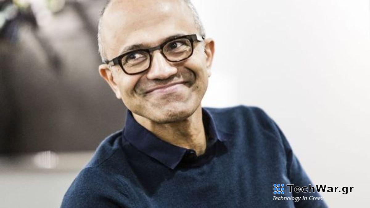 Microsoft CEO Satya Nadella Smiling