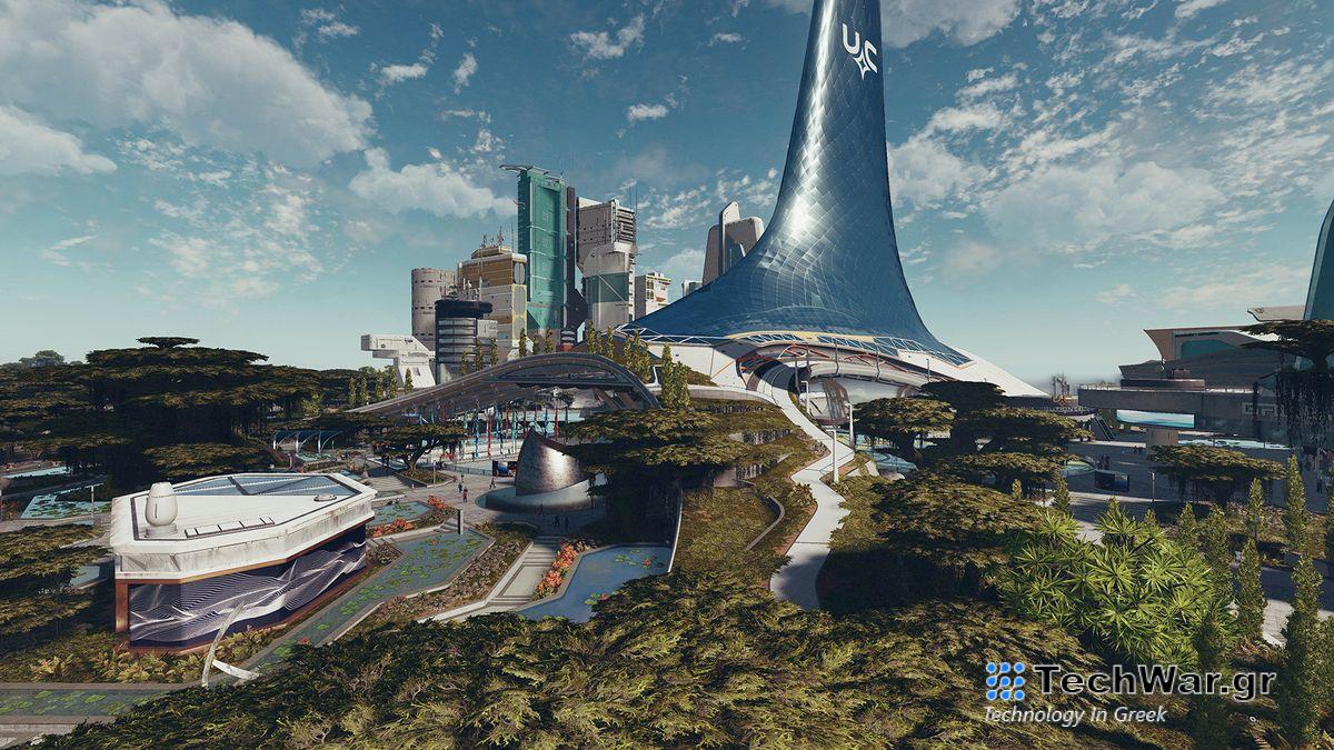 New Atlantis from the air