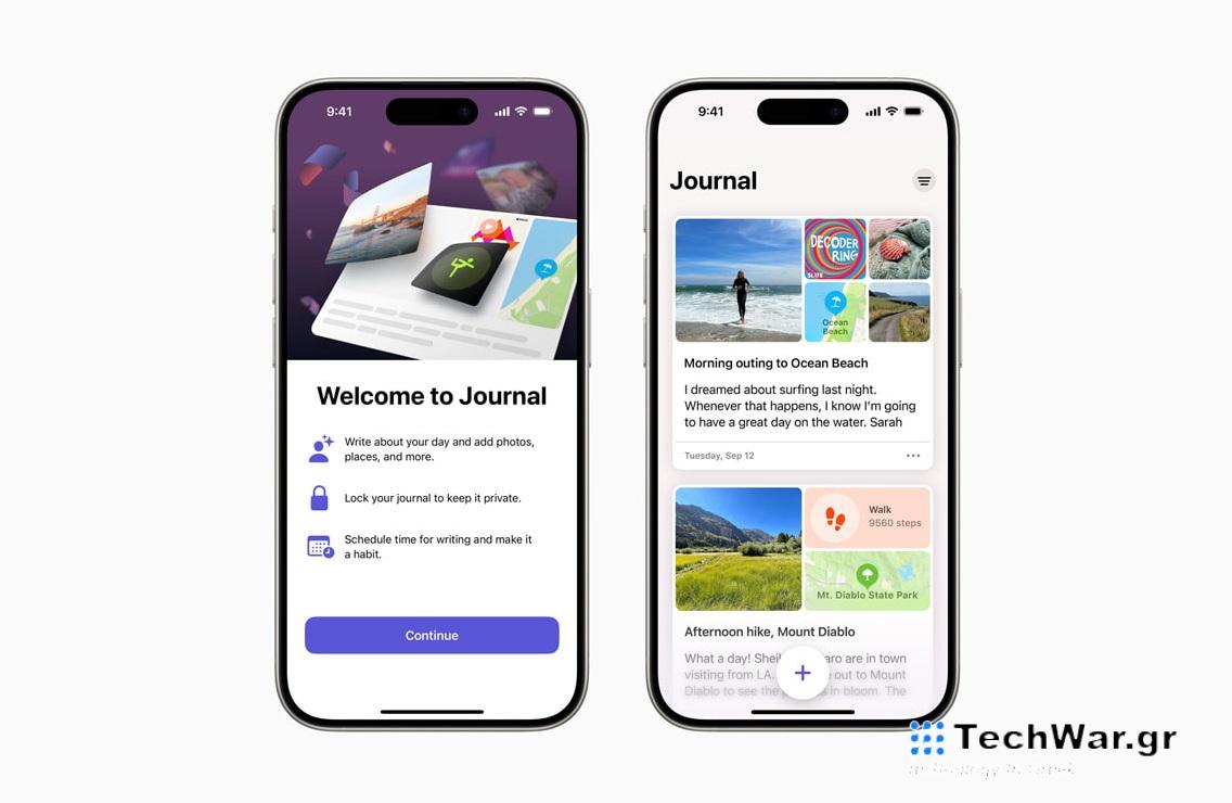 Πώς να χρησιμοποιήσετε την νέα AI εφαρμογή Journal του iPhone  / FOXreport.gr