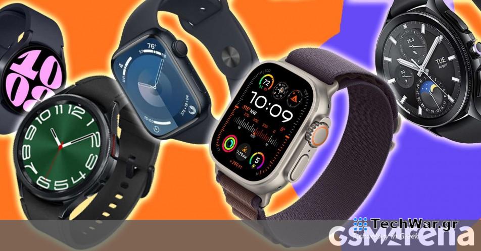 Τα καλύτερα έξυπνα ρολόγια του 2023